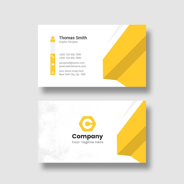 Creative and Modern Business Card Template – Free PSD Download