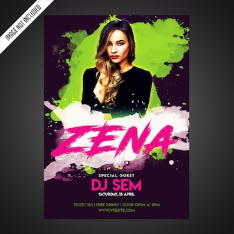 Creative party flyer template
