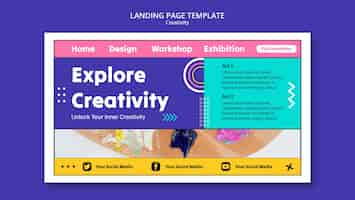 Free PSD creativity template design