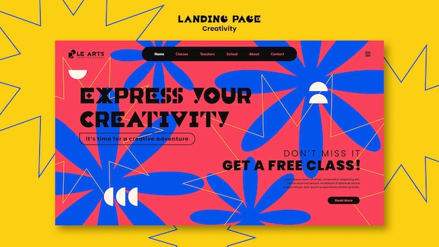 Free PSD creativity template design