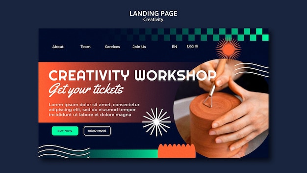 Free PSD creativity template design