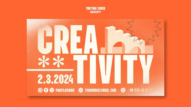 Creativity template design