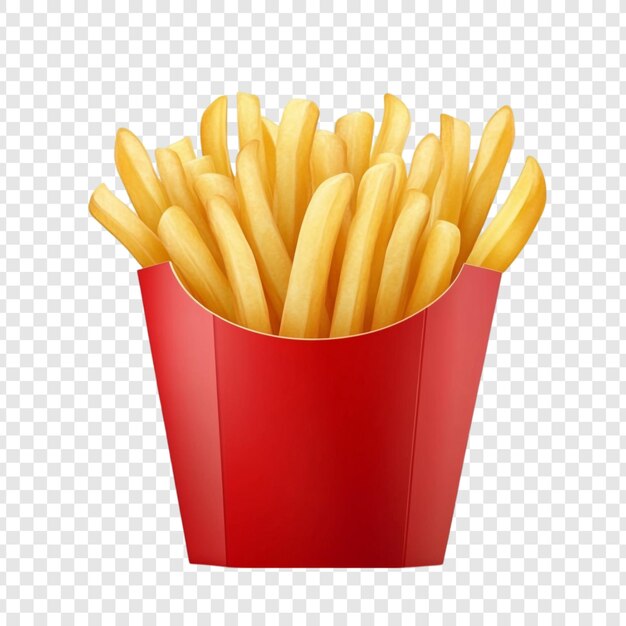 crispy french fries in a red carton a delicious fast food treat