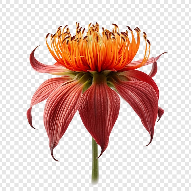 Crown imperial flower isolated on transparent background