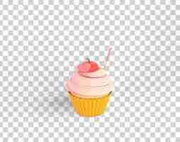 Free PSD cup cake