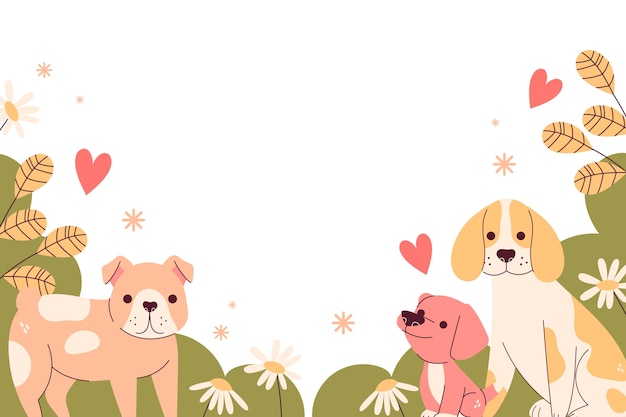 Free PSD cute dog isolated