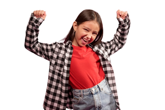 Cute happy girl portrait