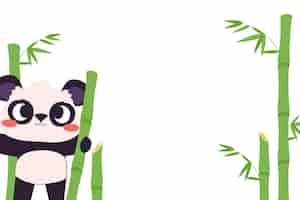 PSD gratuito simpatico orso panda