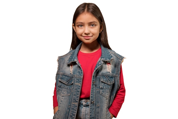 Cute smiling girl portrait