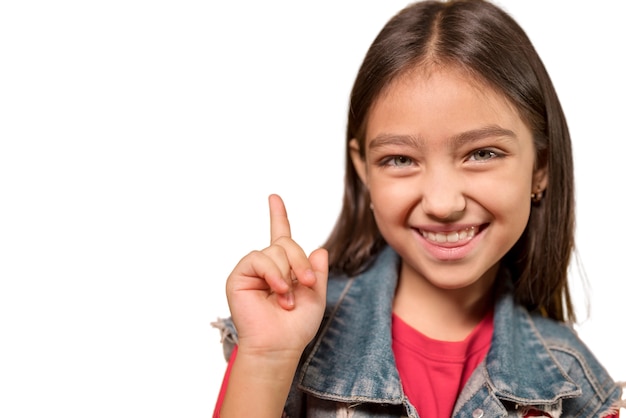 Cute smiling girl portrait