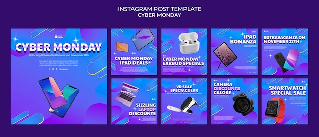 Post su Instagram del Cyber Monday