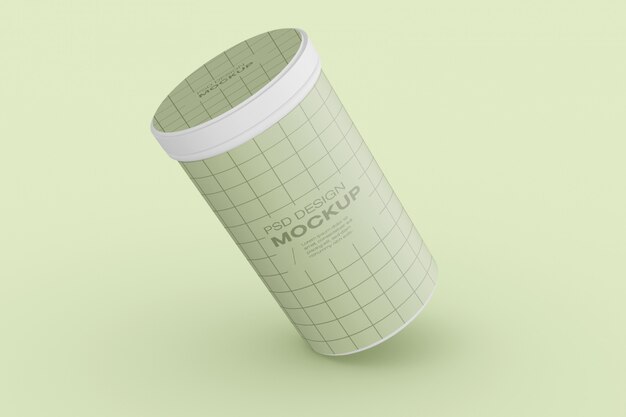 Download Premium Psd Cylinder Packaging Mockup