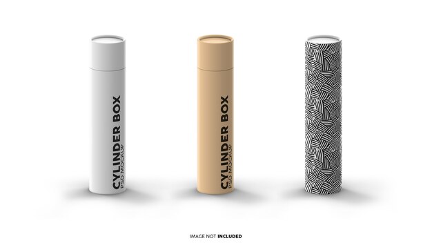 Download Premium Psd Cylindrical Box Mockups