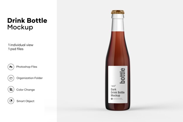 Download Free Psd Green And Yellow Juice Bottle Mock Up PSD Mockup Templates