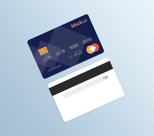 Download Free Psd Credit Card Mock Up Design PSD Mockup Templates