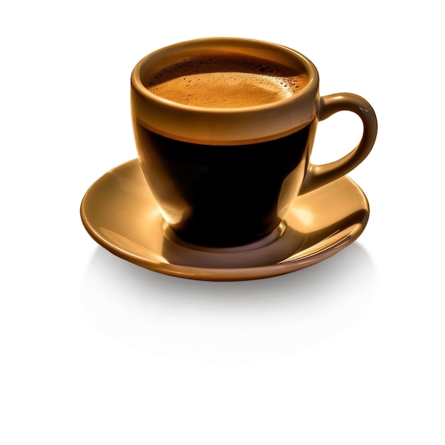 delicious coffee cup isolated