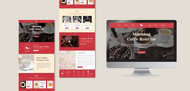 Delicious coffee web templates