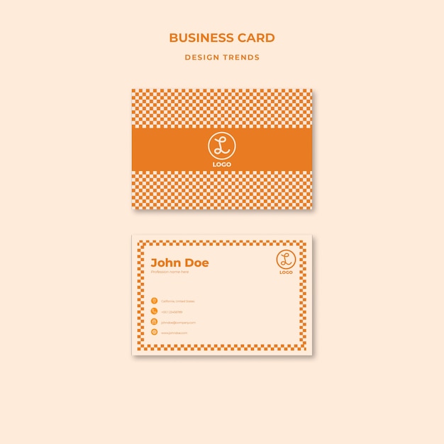 Free PSD delicious food restaurant business card