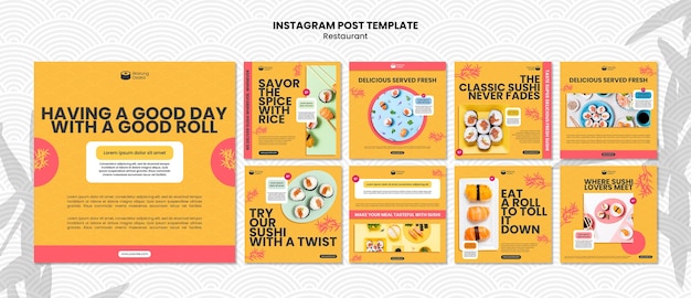 delicious food restaurant instagram posts