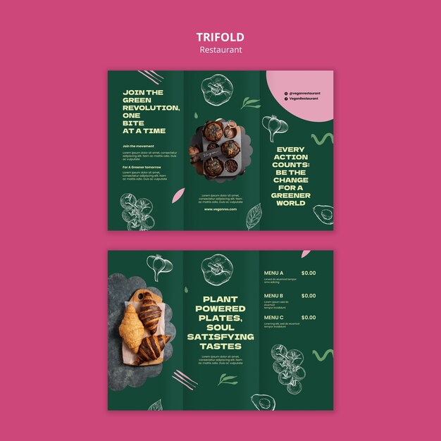 Delicious food restaurant template