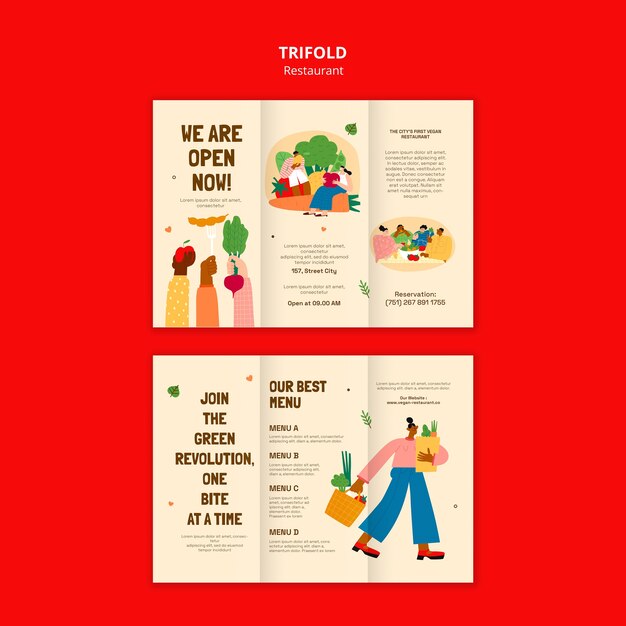 Delicious food restaurant template
