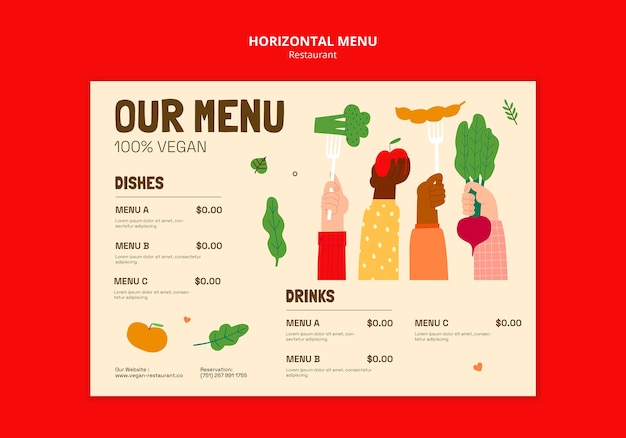 Delicious food restaurant template