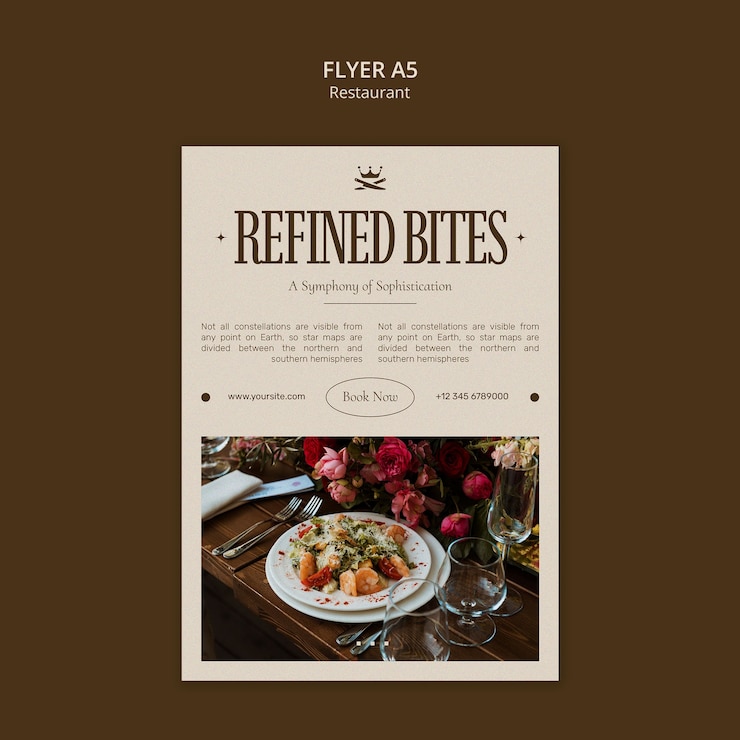 무료 PSD 맛있는 음식 레스토랑 템플릿
