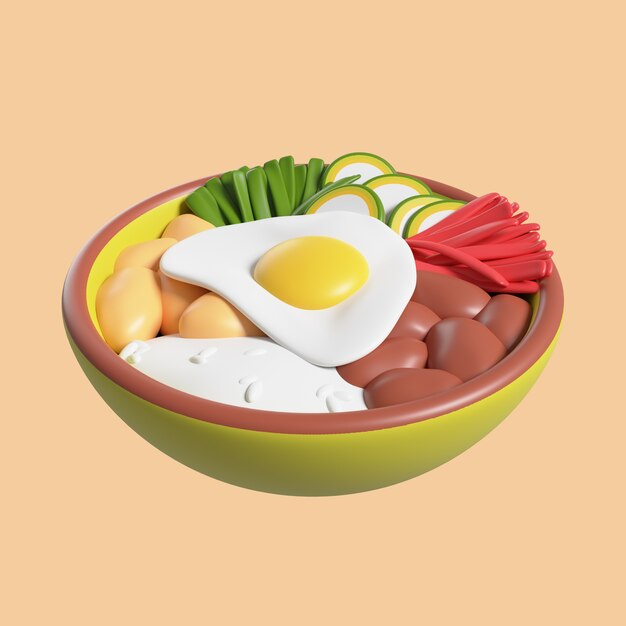おいしい韓国料理丼アイコン