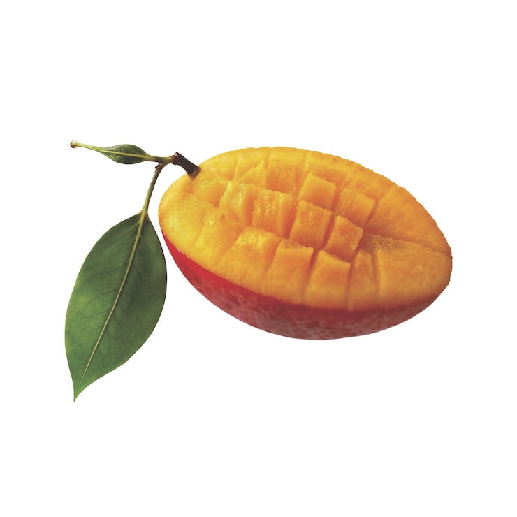 Free PSD delicious mango in studio
