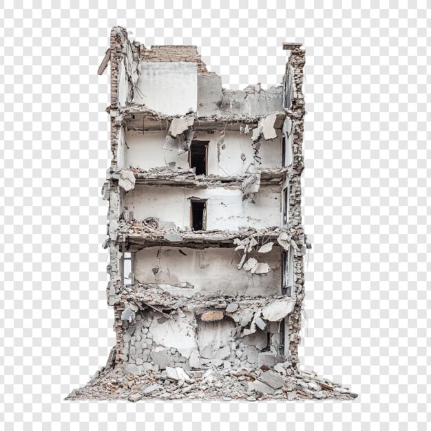 Demolition of a Building A Glimpse into Urban Decay and Renewal