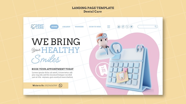 Dental Care Template Design