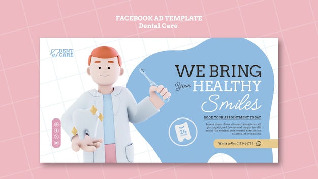 Dental care template design