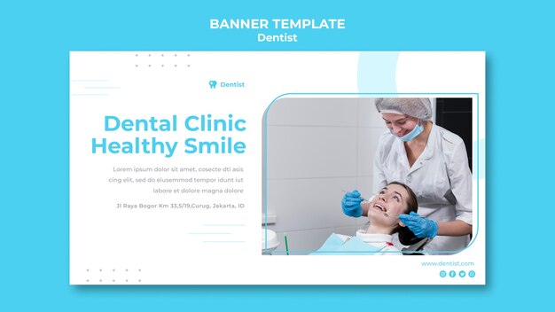 Dentist ad template banner
