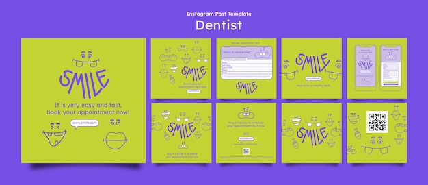 Free PSD dentist template design