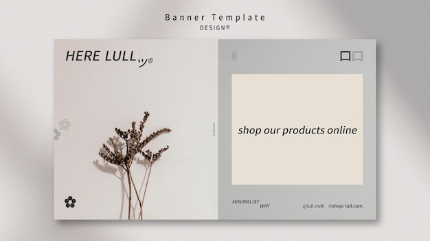 Free PSD design interior banner template