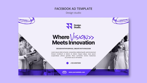 Design studio template design