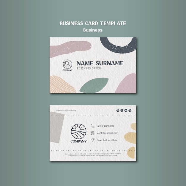 Free PSD designer app business card