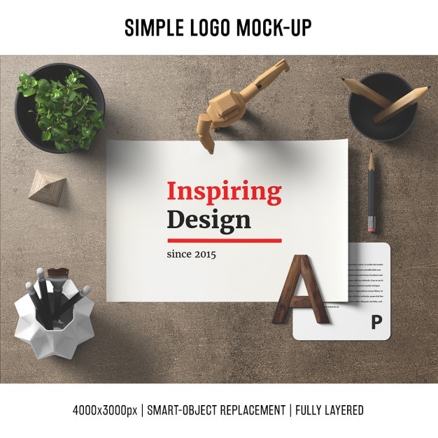 Free PSD Desk Mock Up Template – Download for PSD