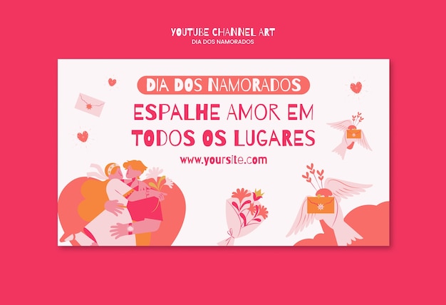 Dia dos namorados template design