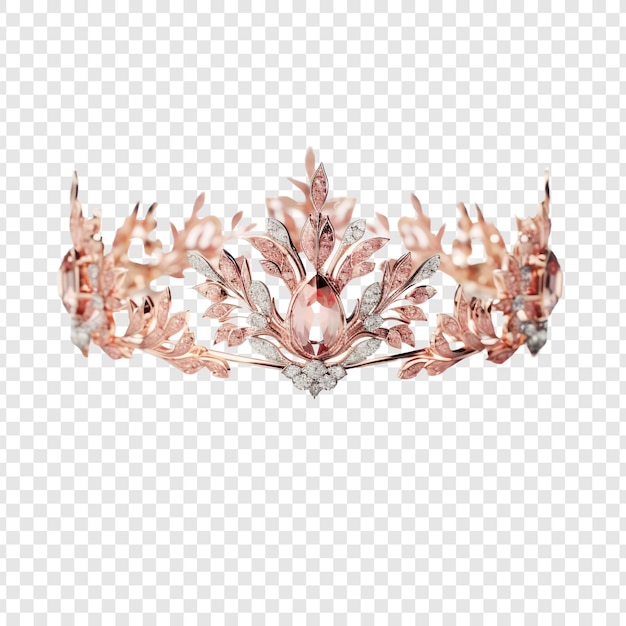 Free PSD diadem jewellery isolated on transparent background