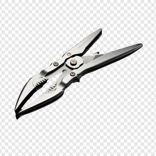 Free PSD diagonal pliers isolated on transparent background