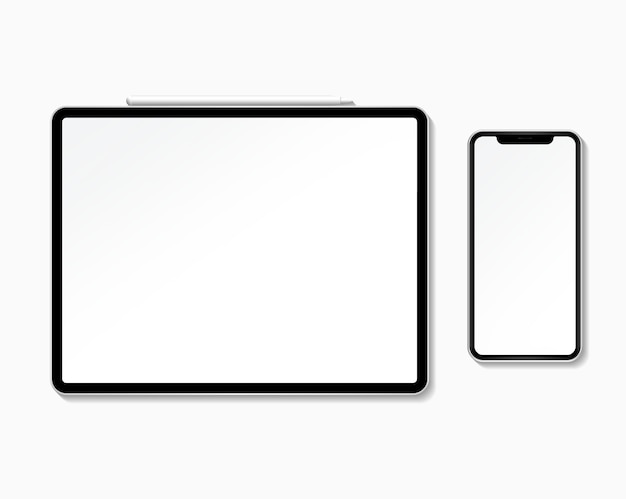 Digital device mockup set