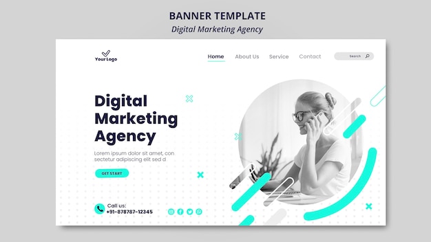 Digital marketing agency banner