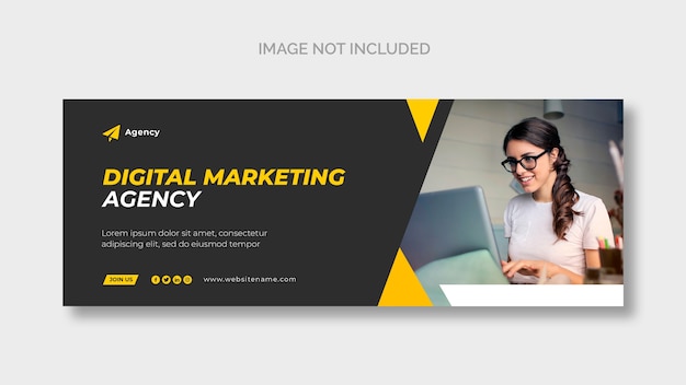 Digital Marketing Corporate Facebook Cover Template