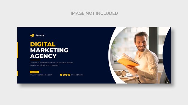 Digital Marketing Corporate Facebook Cover Template Free PSD Download