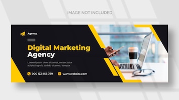 Digital marketing facebook banner template