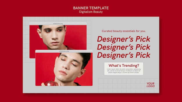 Digitalism beauty banner template