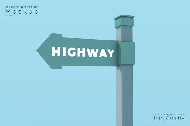 Download Free Psd White And Yellow Signboard Mockup PSD Mockup Templates