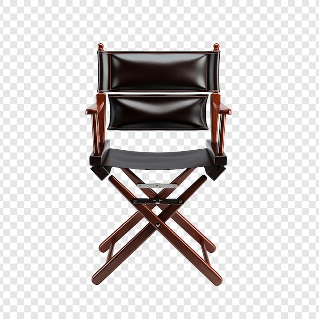 Free PSD director chair isolated on transparent background