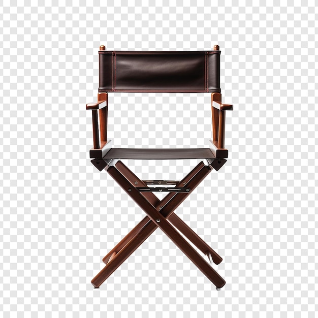 Free PSD director chair isolated on transparent background